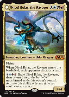 Nicol Bolas the Ravager 218 (Core Set 2019)  | Good Games North