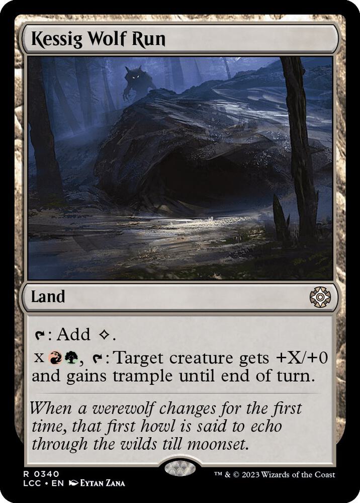 Kessig Wolf Run 340/370 (Commander: The Lost Caverns of Ixalan)  | Good Games North