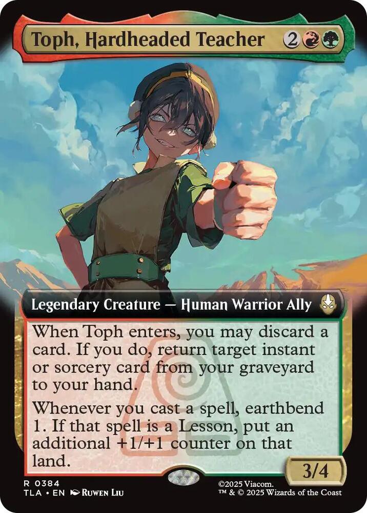 Toph Hardheaded Teacher Extended Art 384 (Avatar: The Last Airbender)  | Good Games North