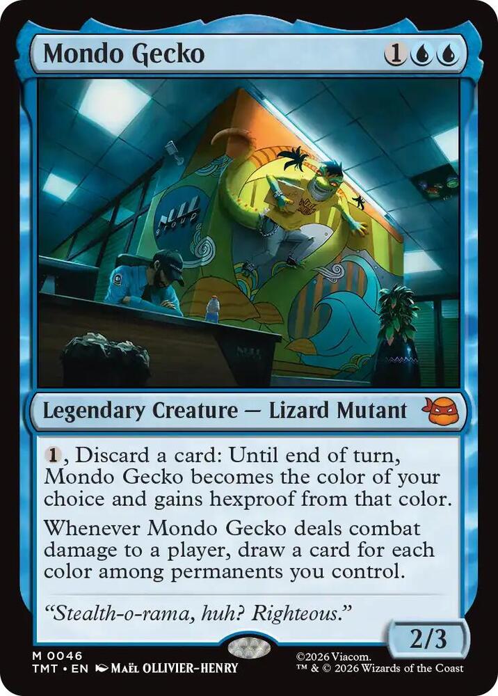 Mondo Gecko 46/190 (Teenage Mutant Ninja Turtles)  | Good Games North