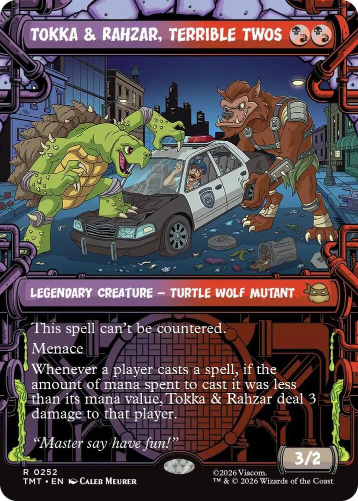 Tokka and Rahzar, Terrible Twos 252/190 (Teenage Mutant Ninja Turtles)  - Showcase | Good Games North