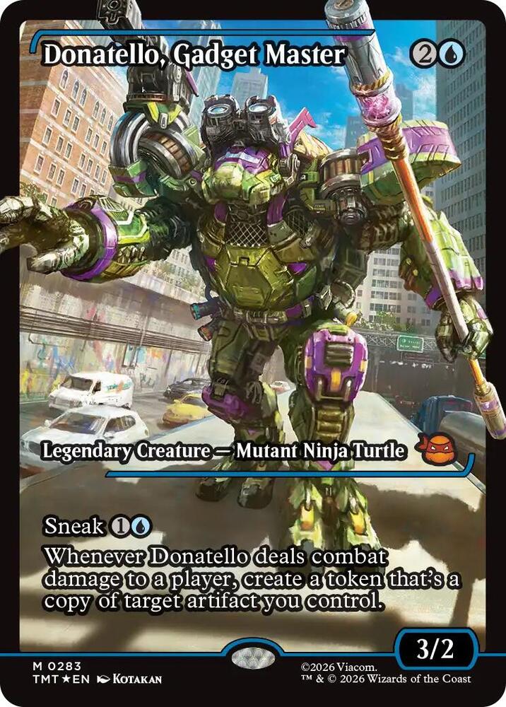 Donatello, Gadget Master 283/260 (Teenage Mutant Ninja Turtles)  - Showcase Foil | Good Games North