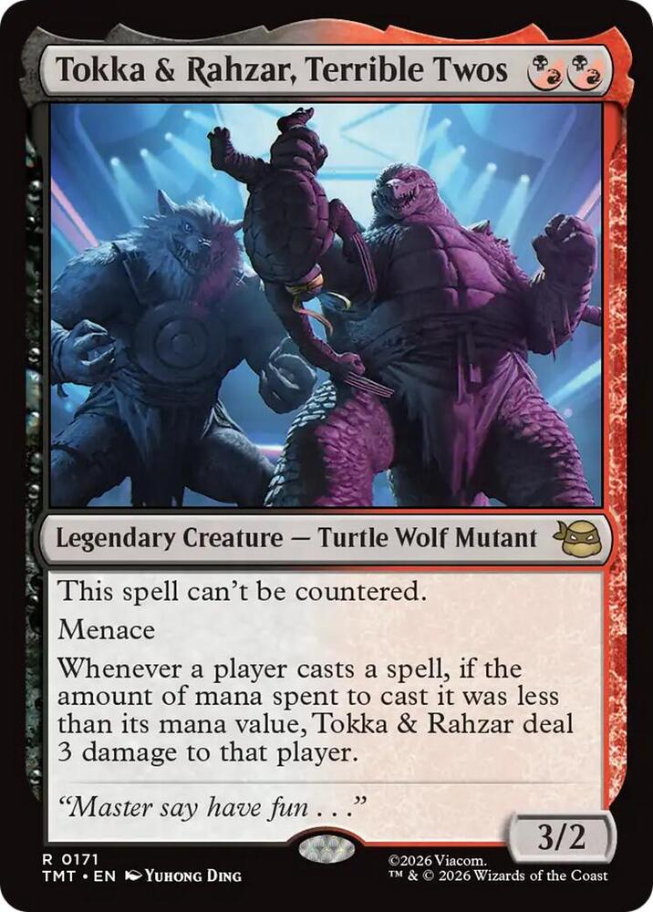 Tokka and Rahzar, Terrible Twos 171 (Teenage Mutant Ninja Turtles)  - Foil | Good Games North