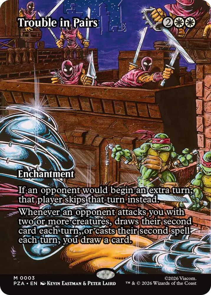 Trouble in Pairs 3/20 (Teenage Mutant Ninja Turtles Source Material)  - Borderless | Good Games North