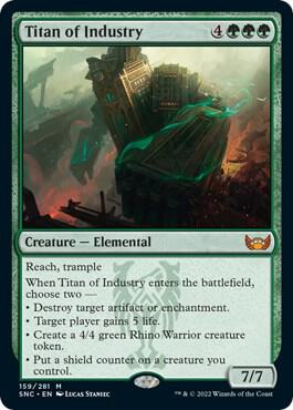 Titan of Industry 159/281 (Streets of New Capenna)  - Foil | Good Games North