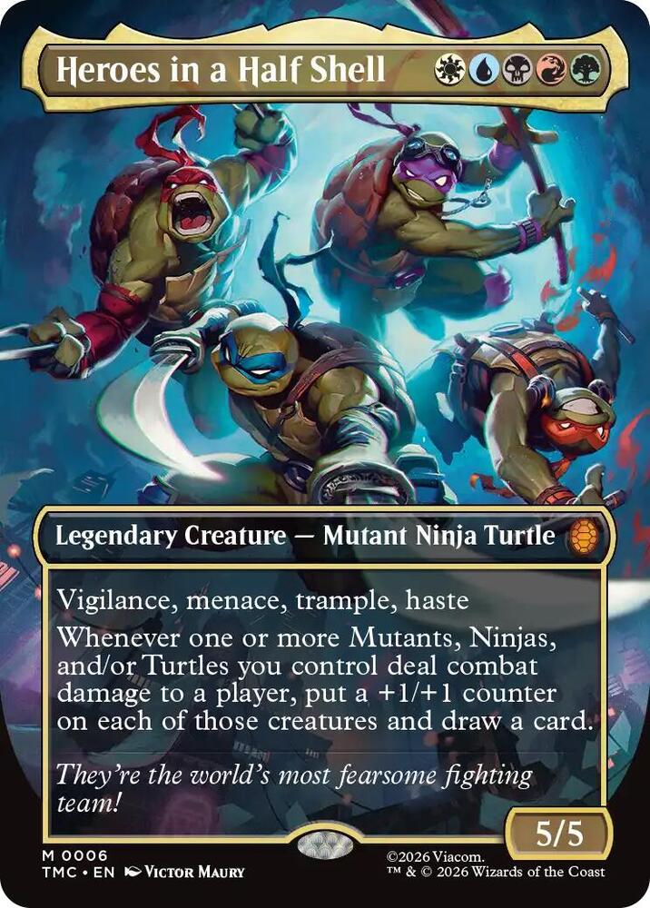Heroes in a Half Shell  6 (Commander: Teenage Mutant Ninja Turtles)  - Foil | Good Games North