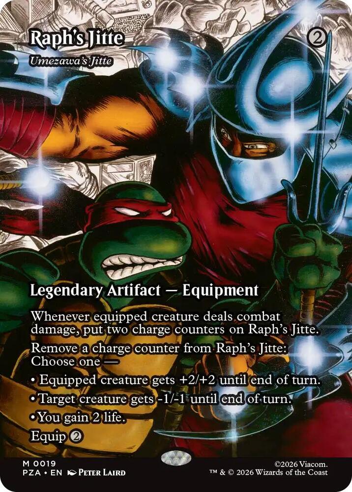 Raph's Jitte - Umezawa's Jitte 19 (Teenage Mutant Ninja Turtles Source Material)  - Borderless | Good Games North