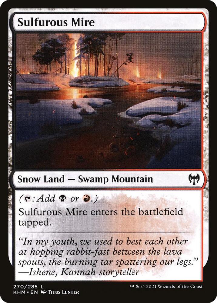 Sulfurous Mire 270/285 (Kaldheim)  - Foil | Good Games North