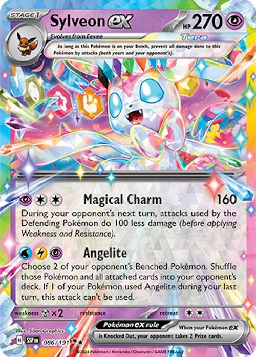 Sylveon ex 086/191 (SV08: Surging Sparks)  - Holofoil | Good Games North
