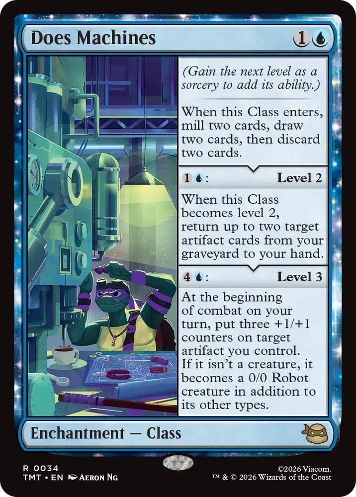 Does Machines 34 (Teenage Mutant Ninja Turtles)  - Foil | Good Games North
