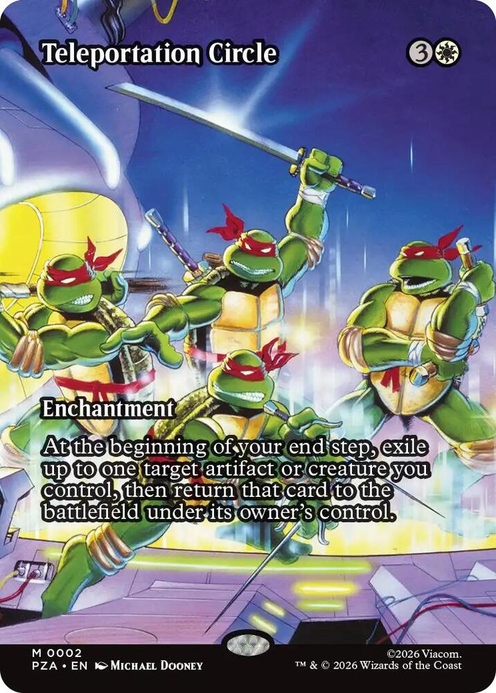 Teleportation Circle 2/20 (Teenage Mutant Ninja Turtles Source Material)  - Borderless Foil | Good Games North