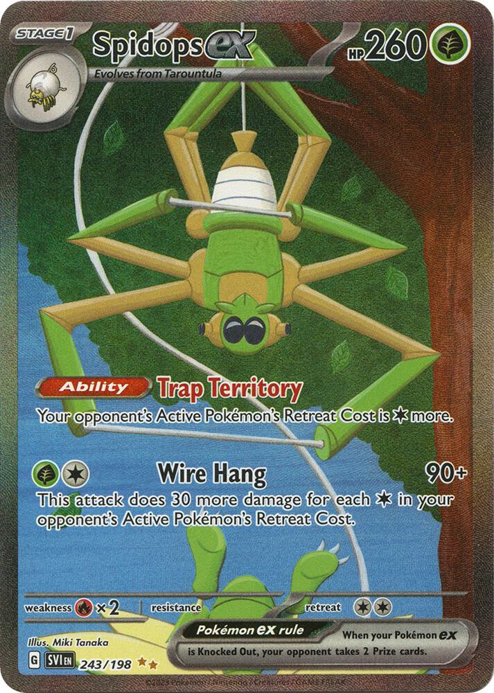 Spidops ex 243/198 (SV01: Scarlet & Violet Base Set)  - Holofoil | Good Games North