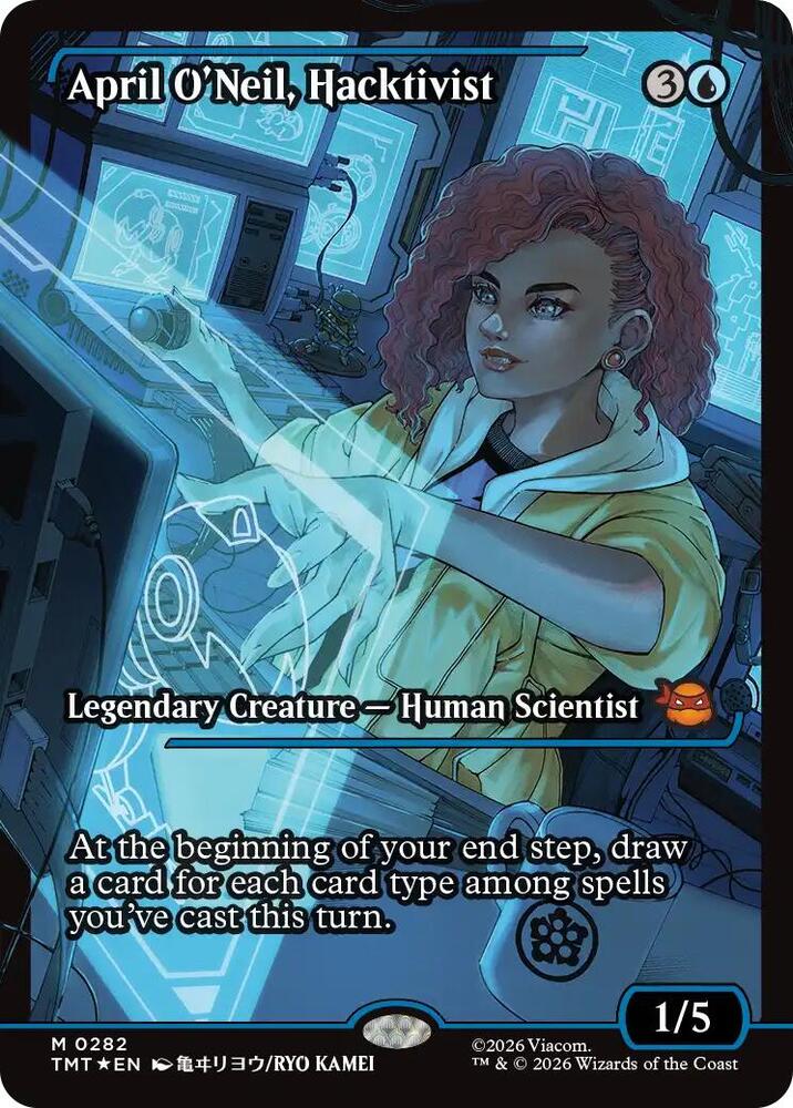 April O'Neil, Hacktivist 282/190 (Teenage Mutant Ninja Turtles)  - Showcase Foil | Good Games North
