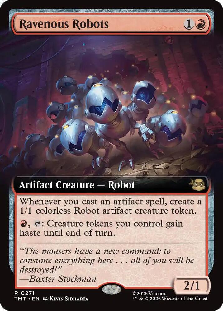 Ravenous Robots 271 (Teenage Mutant Ninja Turtles)  - Extended Art  | Good Games North