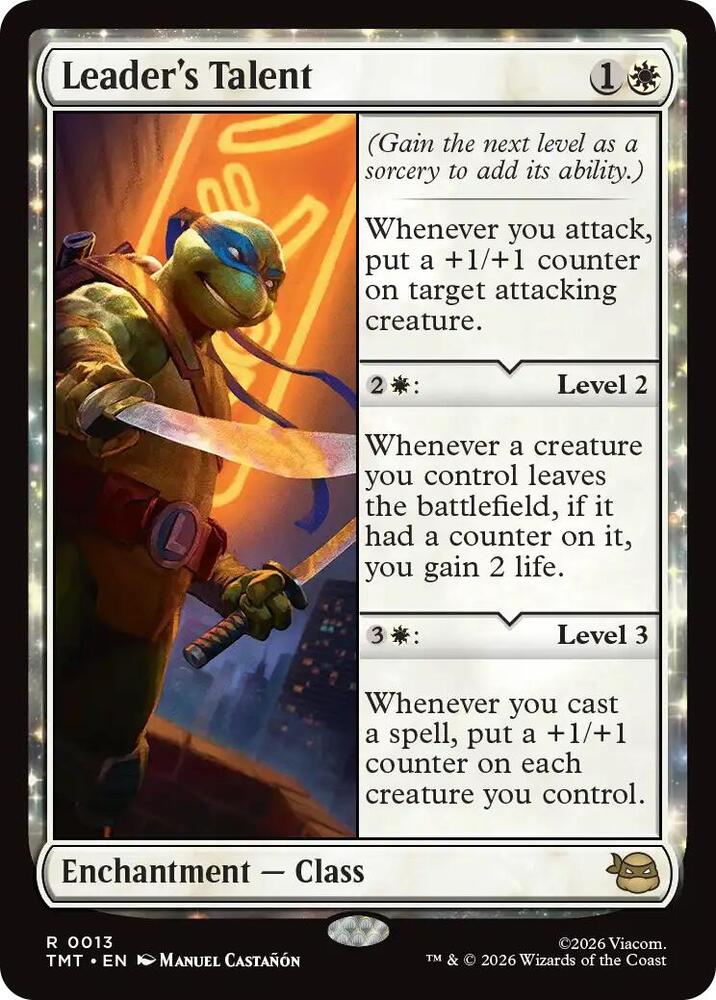Leaders Talent 13 (Teenage Mutant Ninja Turtles)  - Foil | Good Games North