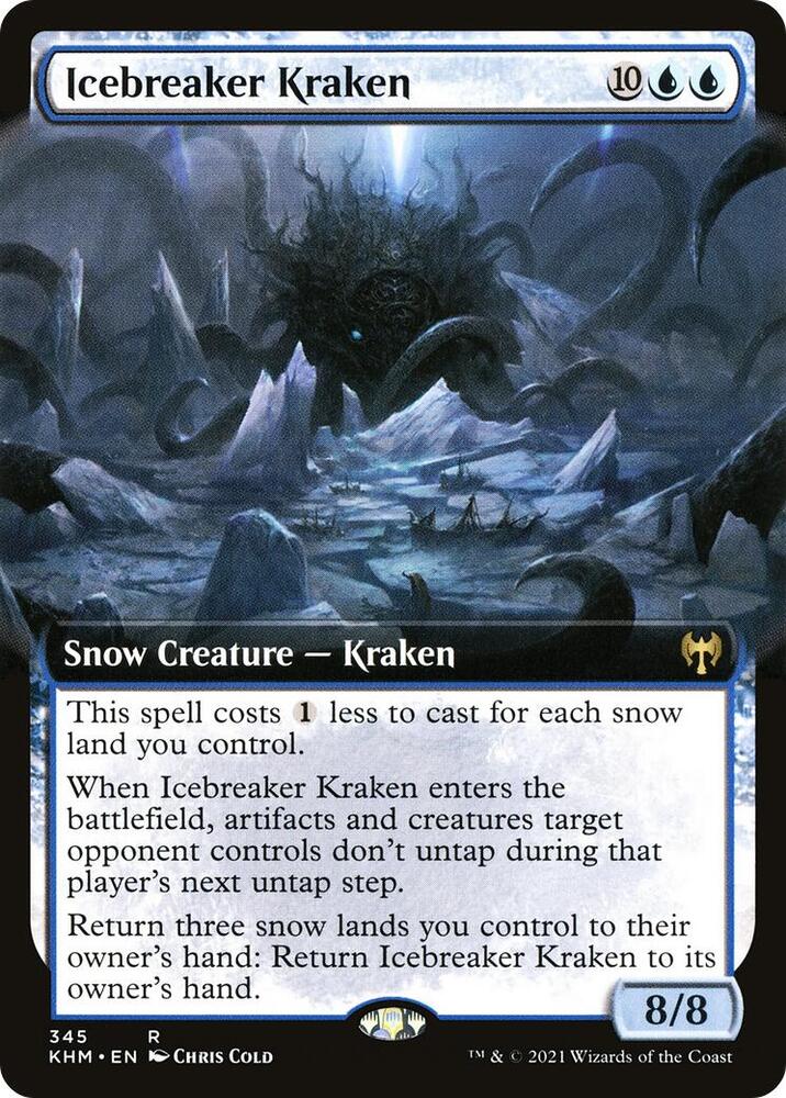 Icebreaker Kraken Extended Art 345 (Kaldheim)  - Foil | Good Games North