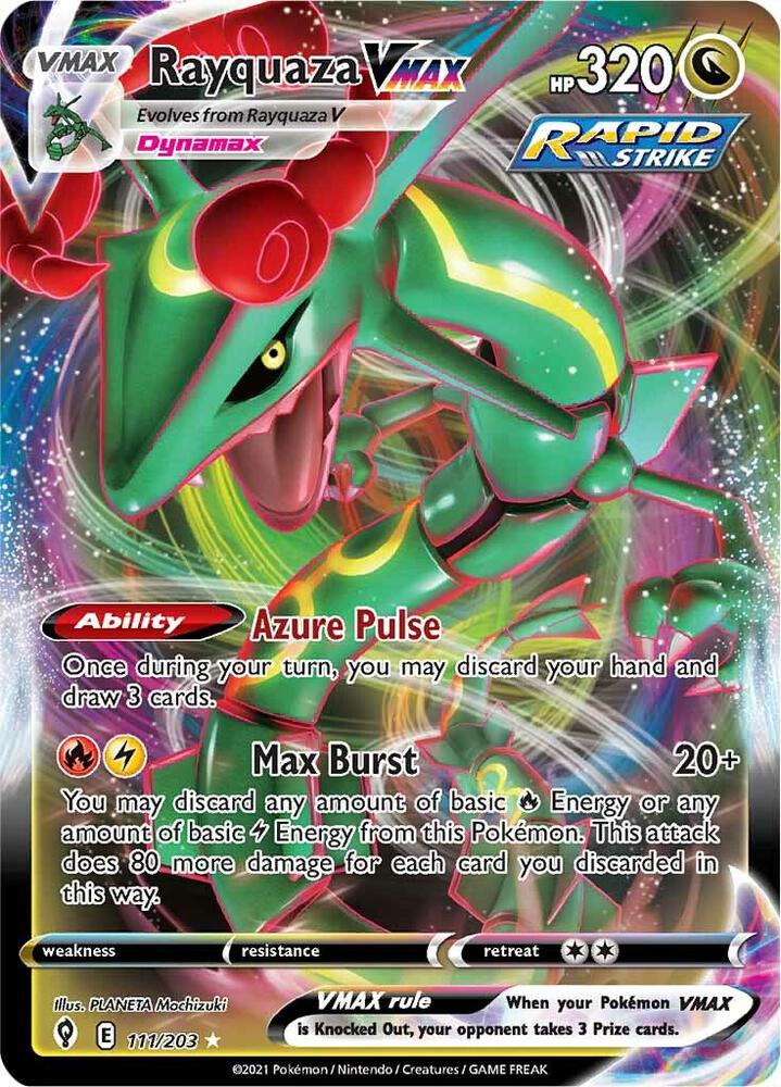 Rayquaza VMAX 111/203 (SWSH07: Evolving Skies)  - Holofoil | Good Games North