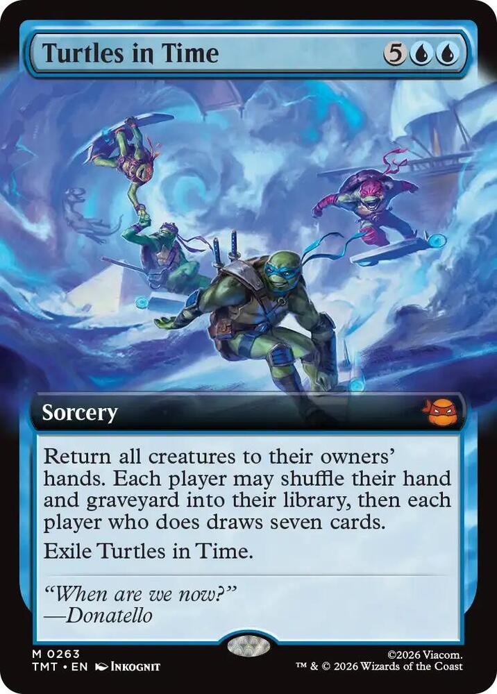 Turtles in Time  263/190 (Teenage Mutant Ninja Turtles)  - Extended Art | Good Games North