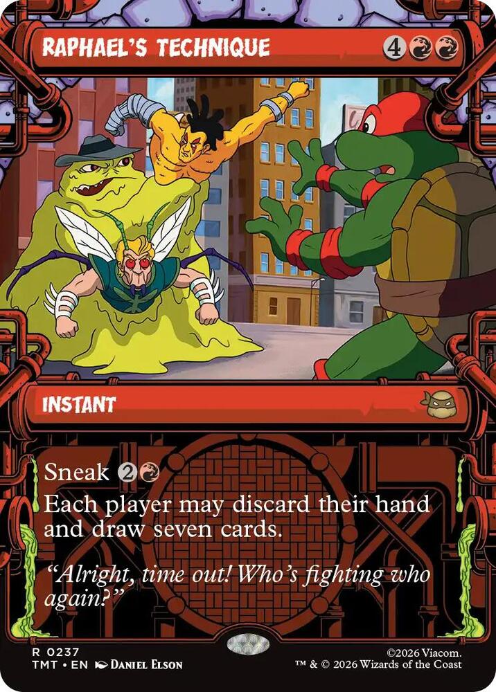 Raphael's Technique 237 (Teenage Mutant Ninja Turtles)  - Showcase Foil | Good Games North