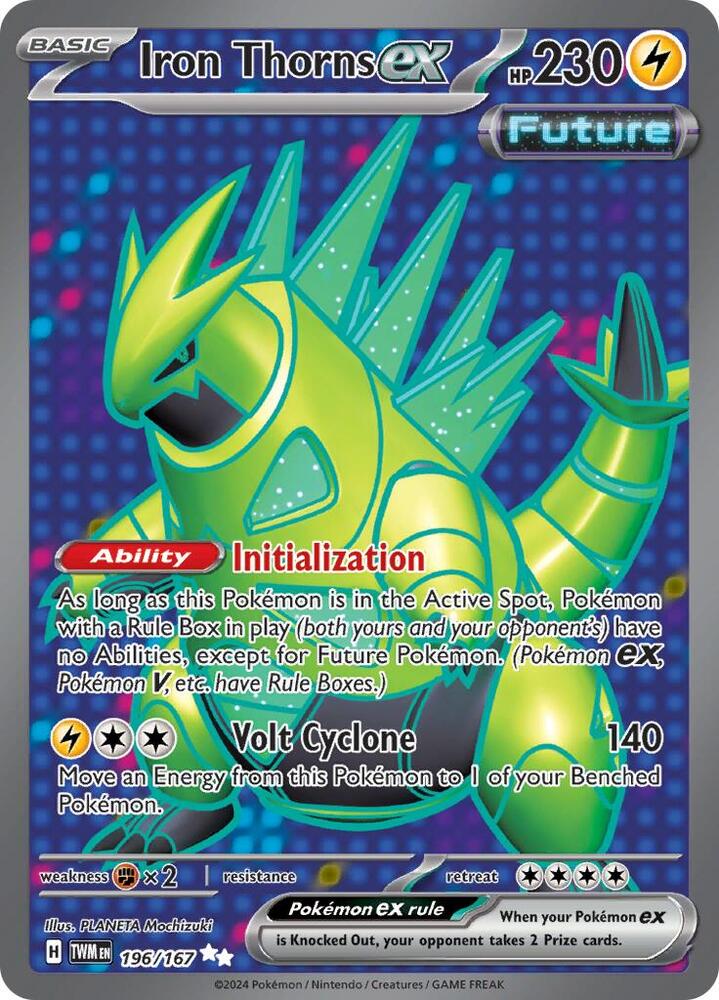 Iron Thorns ex 196/167 (SV06: Twilight Masquerade)  - Holofoil | Good Games North