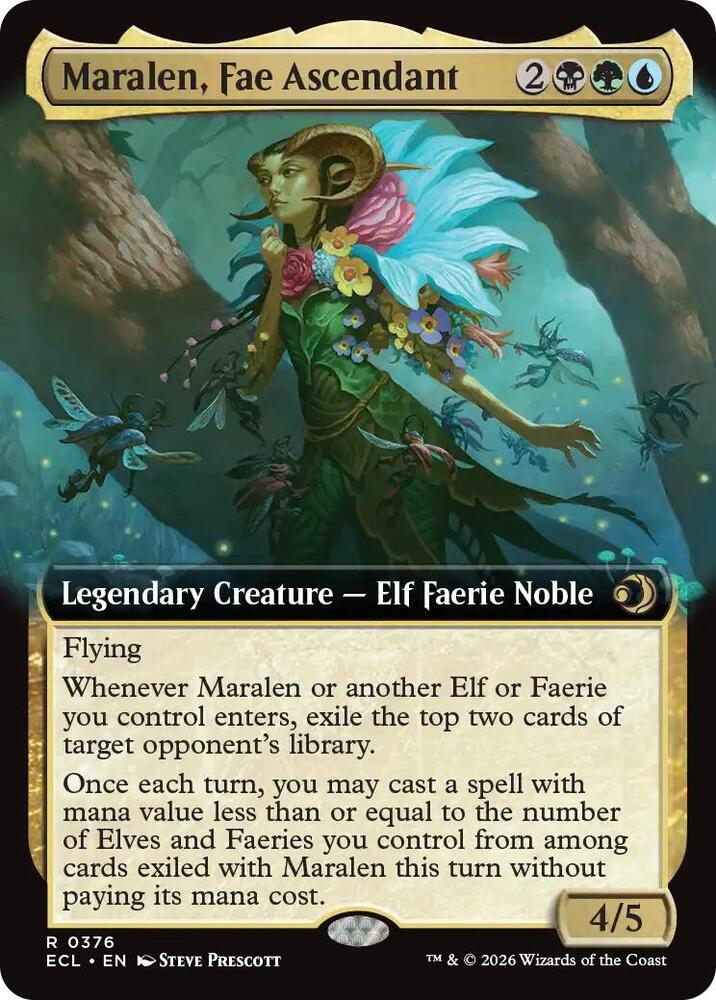 Maralen, Fae Ascendant 376 (Lorwyn Eclipsed)  - Extended Art | Good Games North