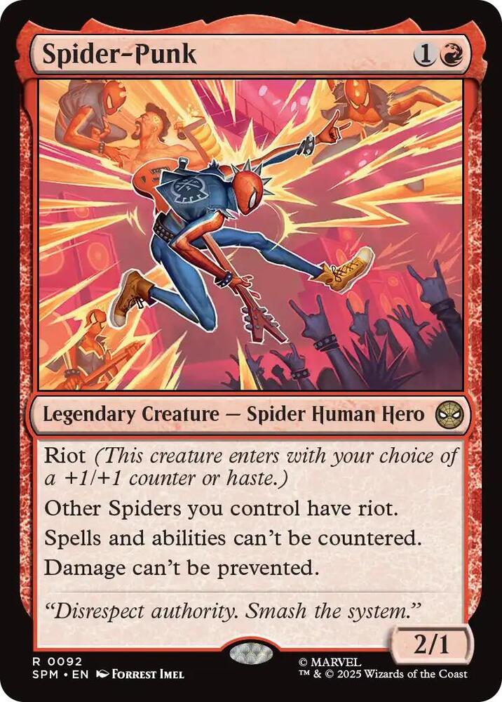 Spider-Punk 92 (Marvel's Spider-Man)  - Foil | Good Games North