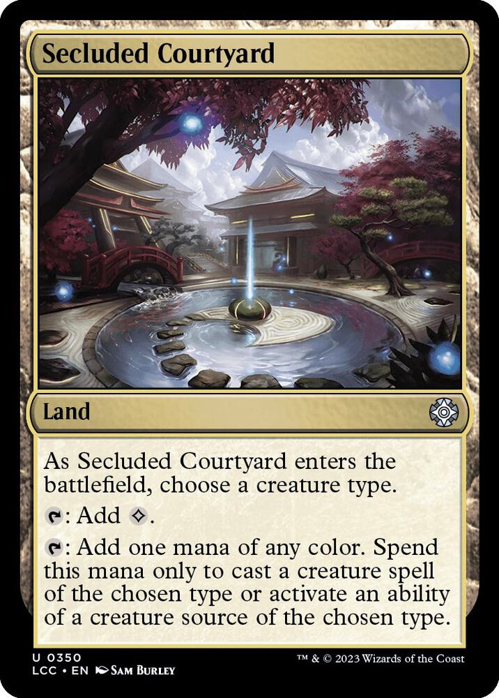Secluded Courtyard 350 (Commander: The Lost Caverns of Ixalan)  | Good Games North