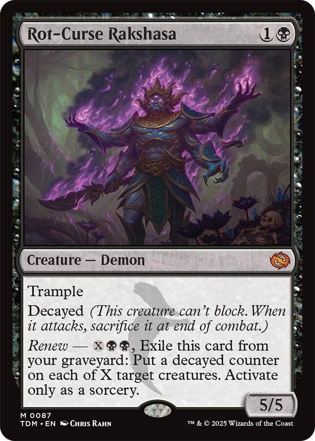 Rot-Curse Rakshasa 87 (Tarkir: Dragonstorm)  | Good Games North