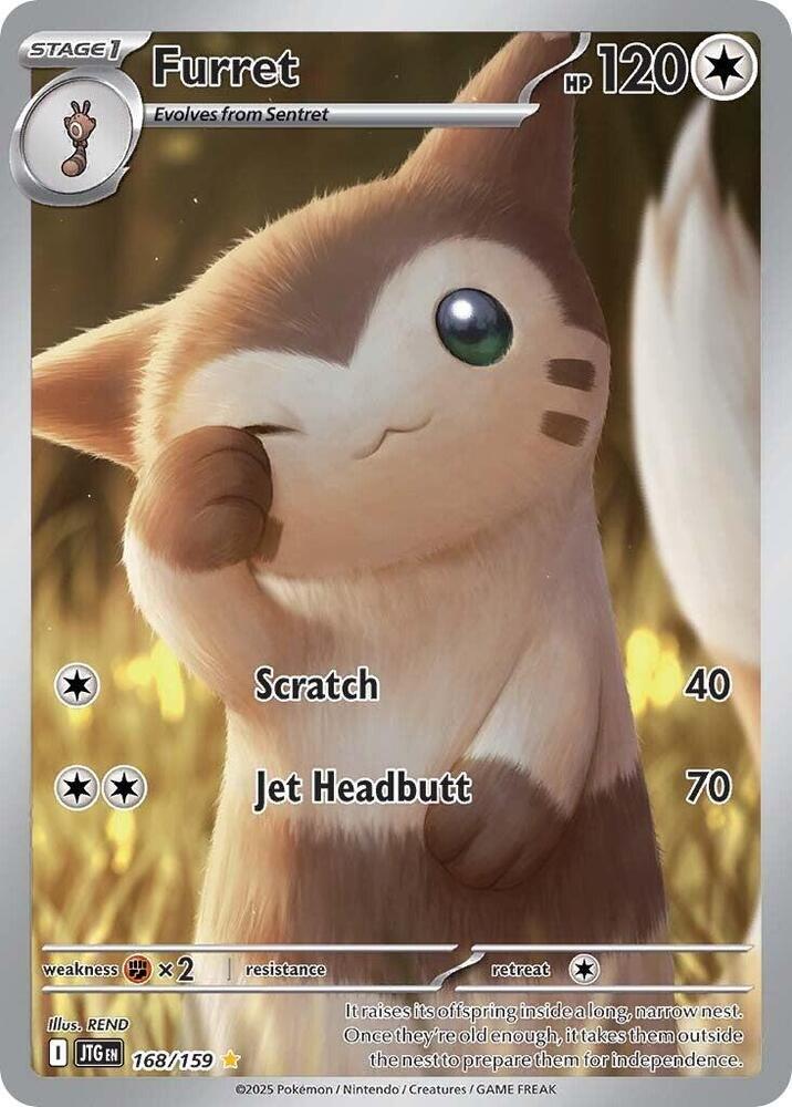 Furret 168/159 (SV09: Journey Together)  - Holofoil | Good Games North