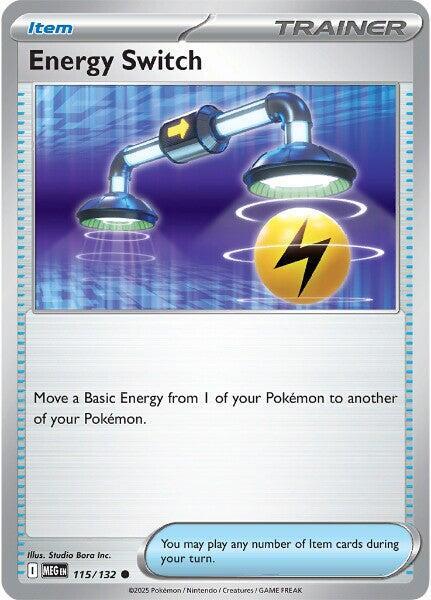 Energy Switch 115/132 (ME01: Mega Evolution)  | Good Games North