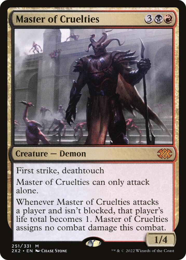 Master of Cruelties 251/331 (Double Masters 2022)  - Foil | Good Games North