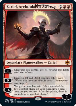 Zariel Archduke of Avernus 172/281 (Adventures in the Forgotten Realms)  | Good Games North