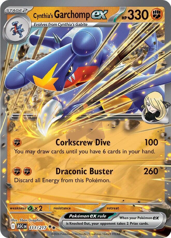 Cynthias Garchomp ex 111/217 (ME: Ascended Heroes)  - Holofoil | Good Games North