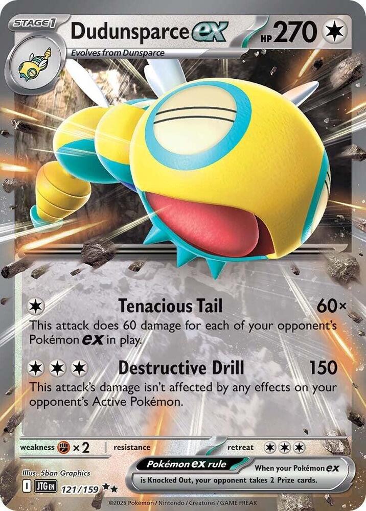 Dudunsparce ex 121/159 (SV09: Journey Together)  - Holofoil | Good Games North