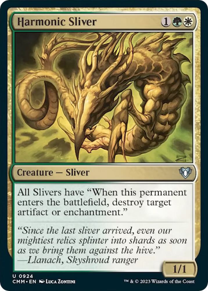 Harmonic Sliver 924/451 (Commander Masters)  | Good Games North