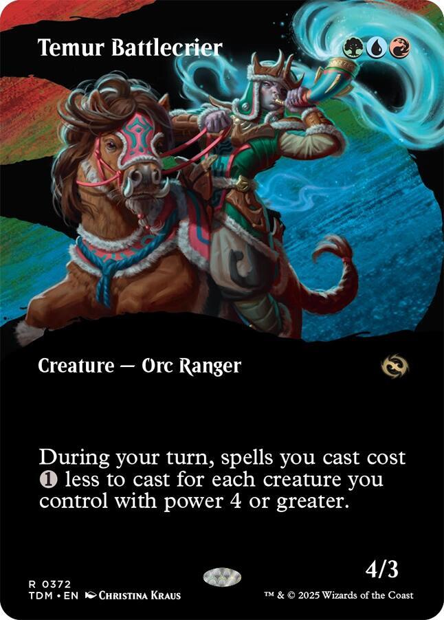 Temur Battlecrier 372/291 (Tarkir: Dragonstorm)  - Borderless | Good Games North