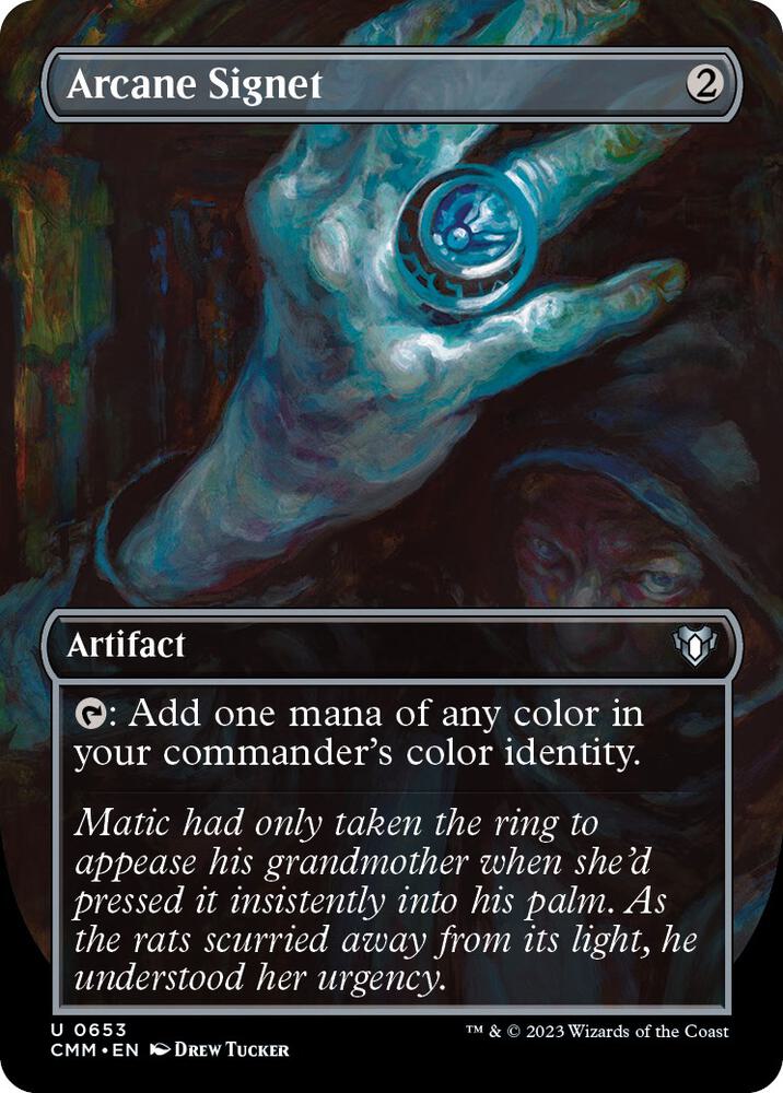 Arcane Signet 653/451 (Commander Masters)  - Borderless | Good Games North