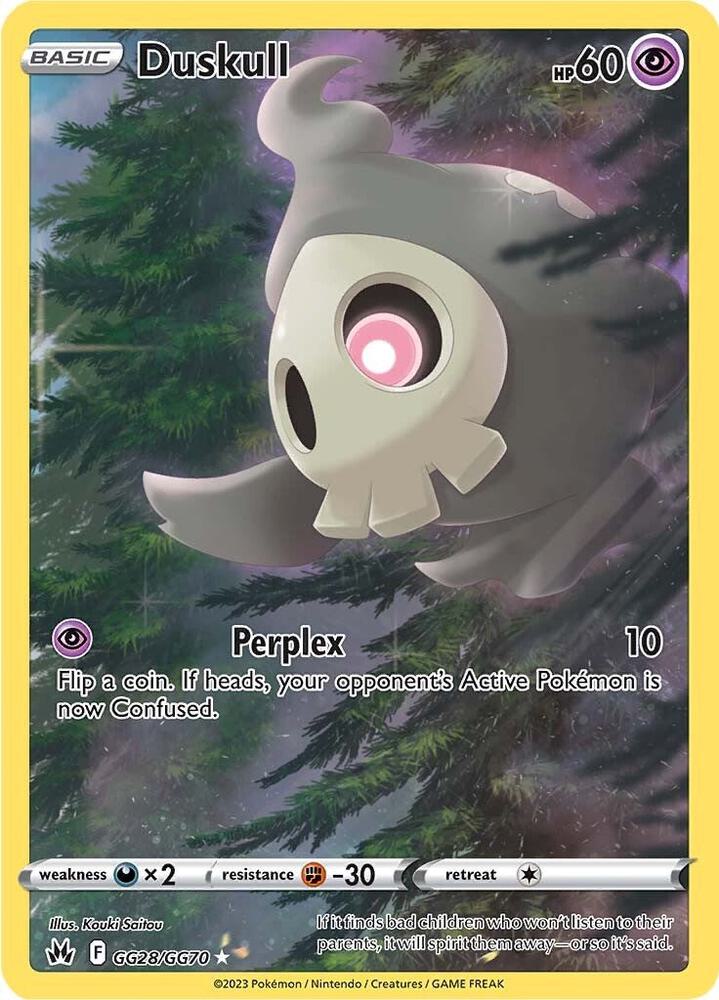 Duskull GG28/GG70 (SWSH: Crown Zenith: Galarian Gallery)  - Holofoil | Good Games North
