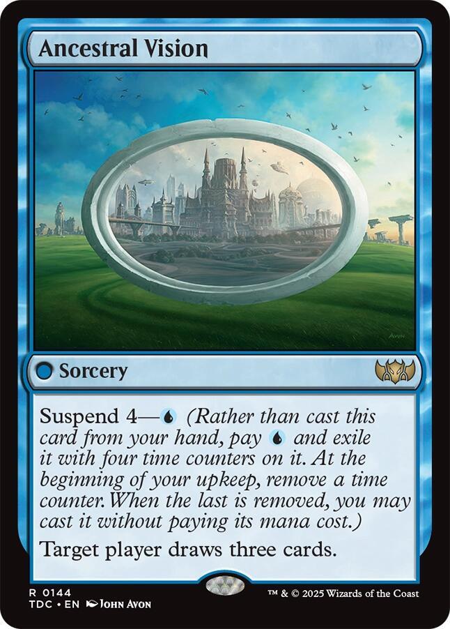Ancestral Vision 144 (Commander: Tarkir: Dragonstorm)  | Good Games North