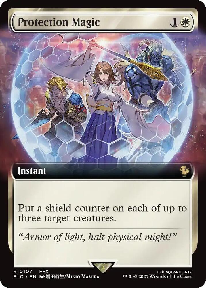 Protection Magic 107 (Commander: FINAL FANTASY)  - Extended Art | Good Games North