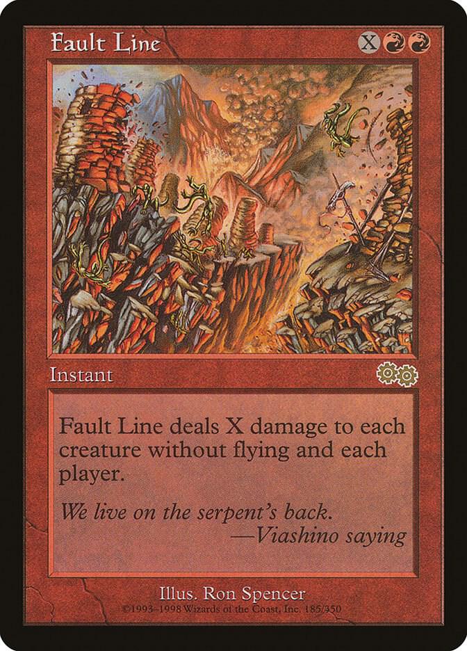 Fault Line 185/350 (Urza's Saga)  | Good Games North