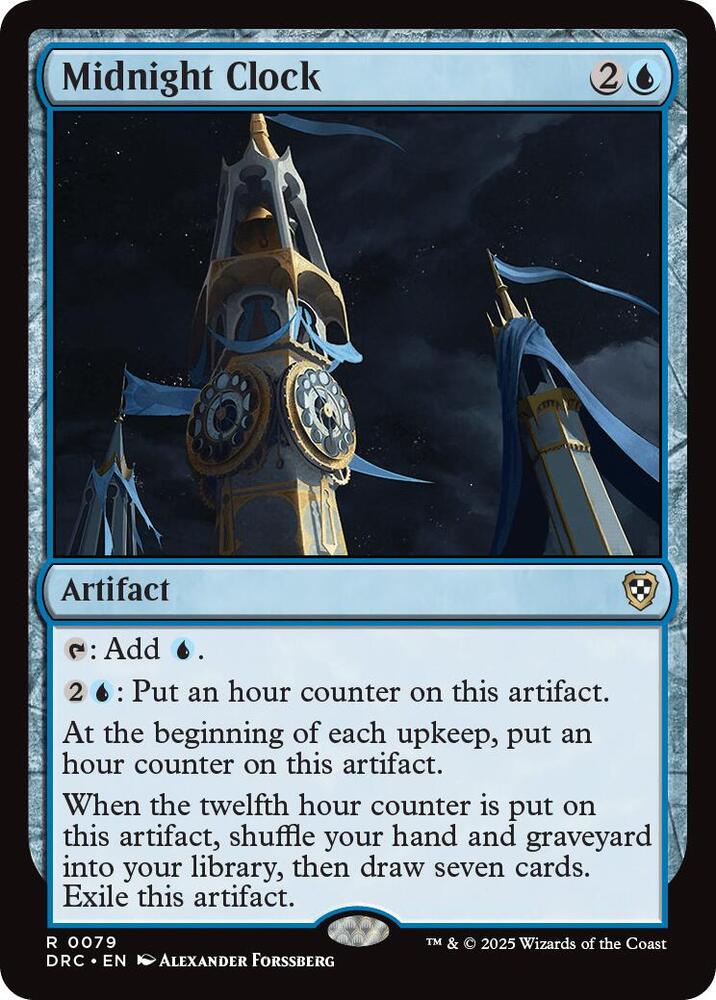 Midnight Clock 79/187 (Commander: Aetherdrift)  | Good Games North