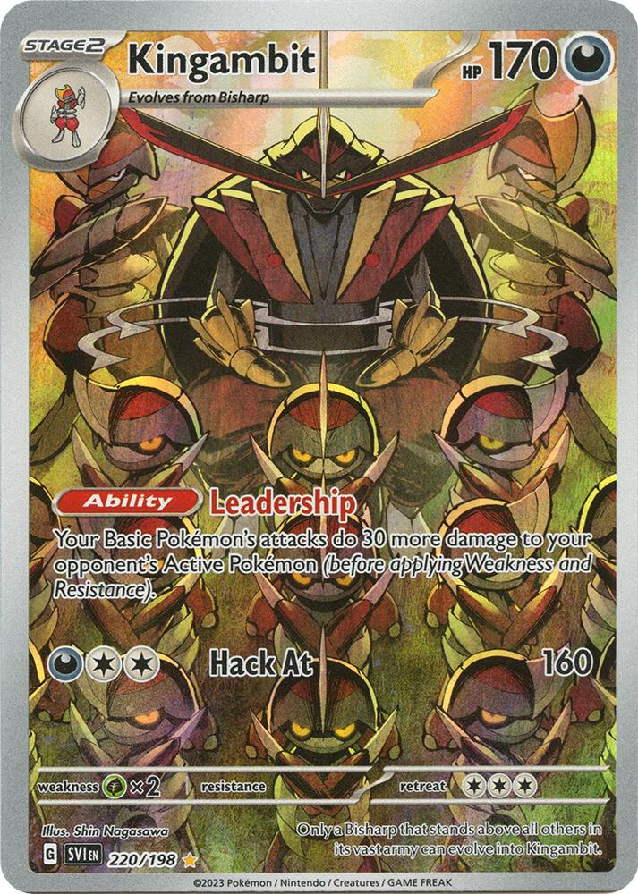Kingambit 220/198 (SV01: Scarlet & Violet Base Set)  - Holofoil | Good Games North