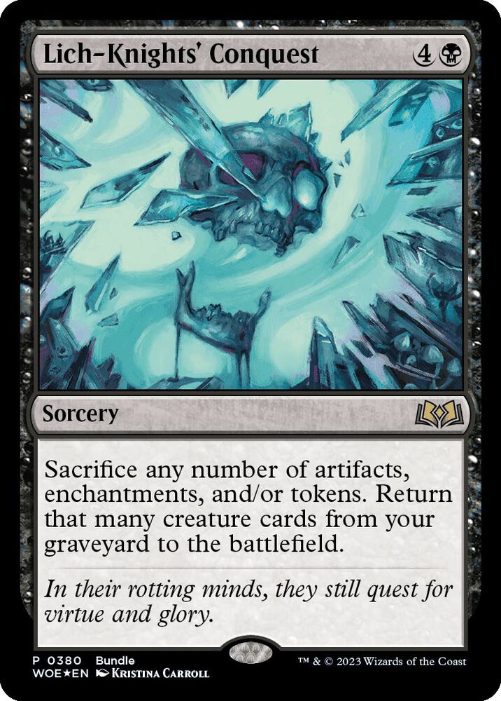 Lich Knights Conquest WOE Bundle 380/276 (Unique and Miscellaneous Promos)  - Foil | Good Games North