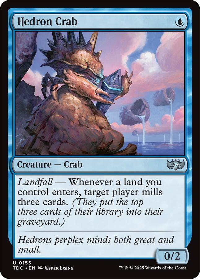 Hedron Crab 155 (Commander: Tarkir: Dragonstorm)  | Good Games North