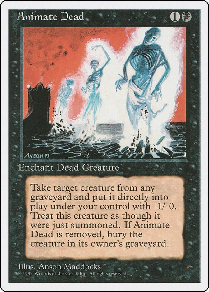 Animate Dead 118/378 (Fourth Edition)  | Good Games North