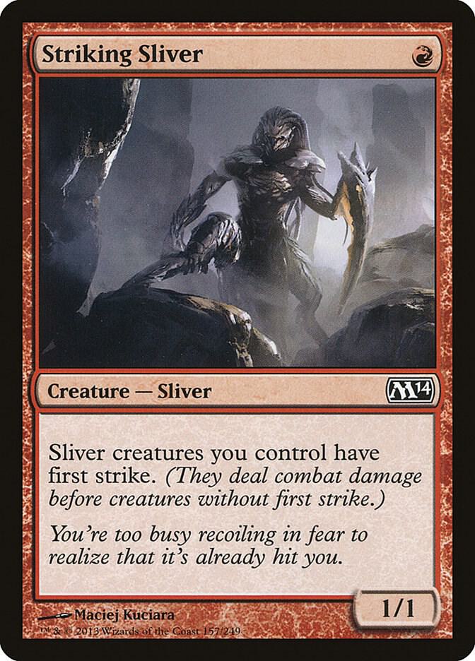 Striking Sliver 157 (Magic 2014 (M14))  | Good Games North
