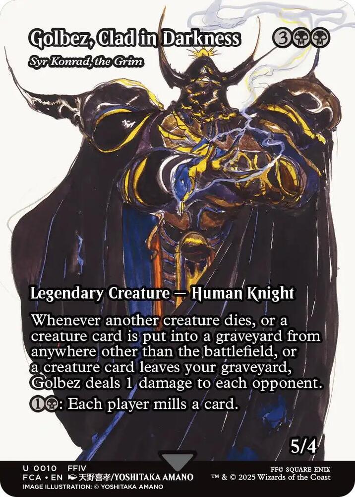 Golbez Clad in Darkness Syr Konrad the Grim Showcase 10 (FINAL FANTASY: Through the Ages)  - Showcase | Good Games North