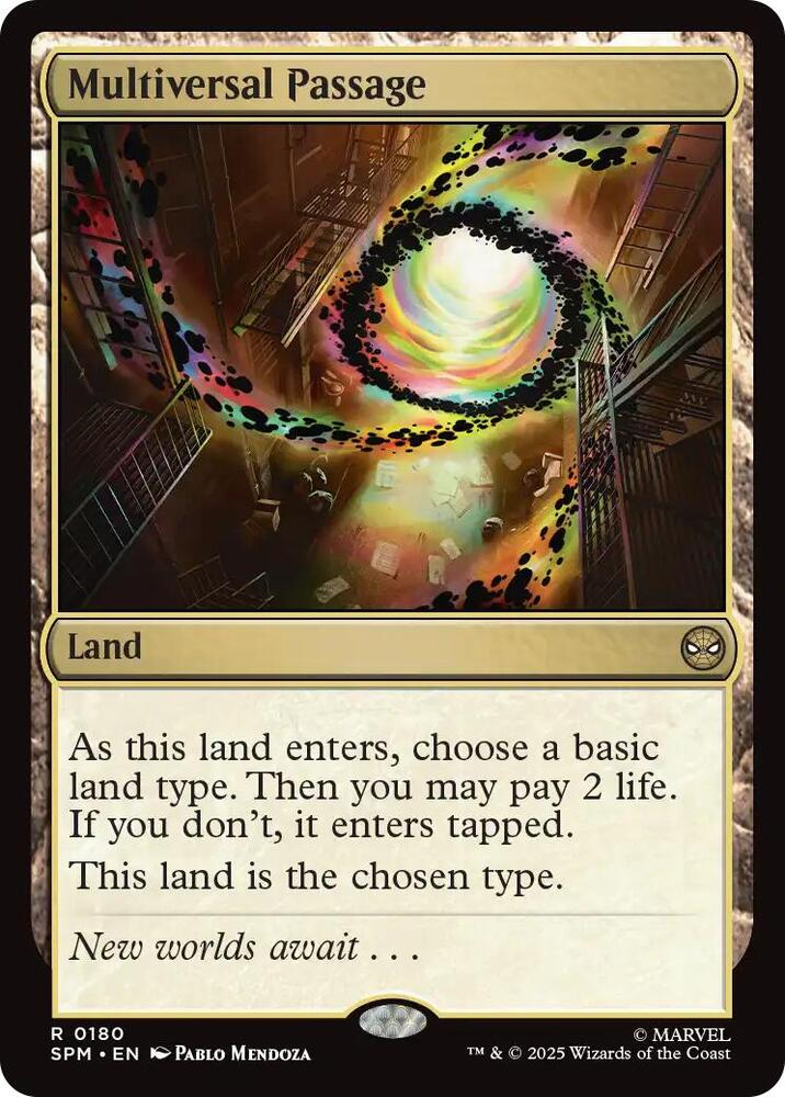 Multiversal Passage 180 (Marvel's Spider-Man)  - Foil | Good Games North