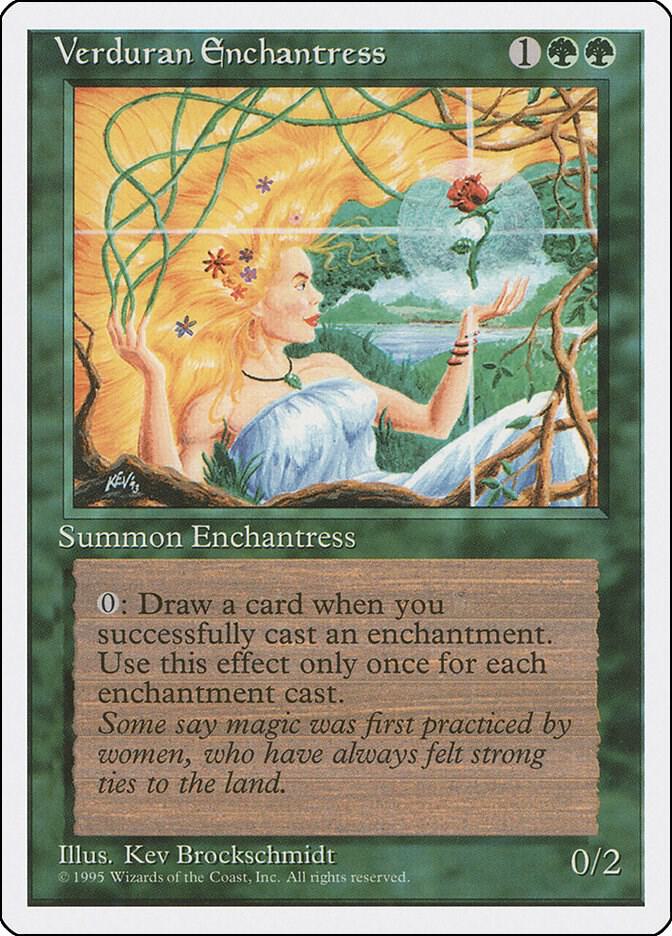Verduran Enchantress 281/378 (Fourth Edition)  | Good Games North